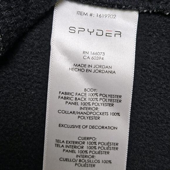 Spyder Gait Men 1/2 Zip Sweater Jacket XXL Gray Black Knit Outdoor Fleece 229518 - Picture 13 of 15